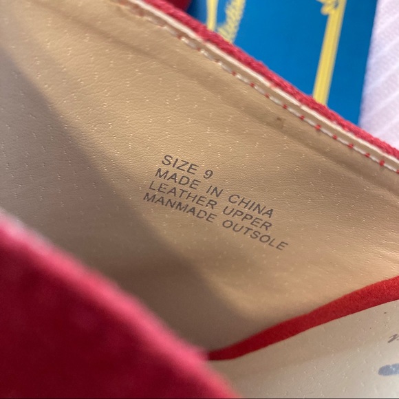 Sbicca Red Mules size 9 - Picture 2 of 7